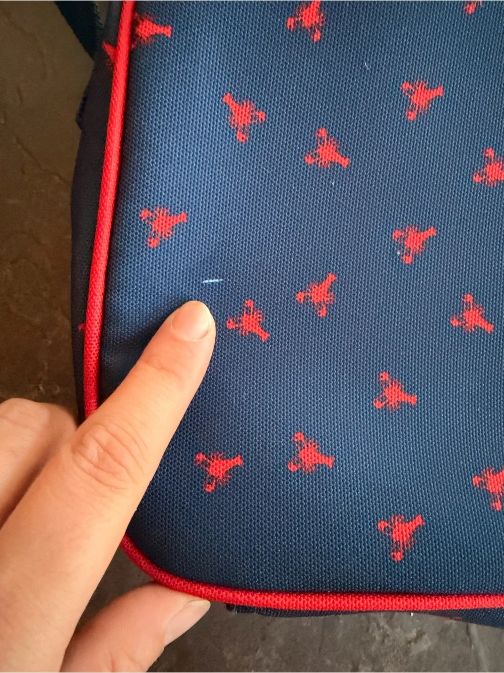 Nautica Lobster Print Lunch Box